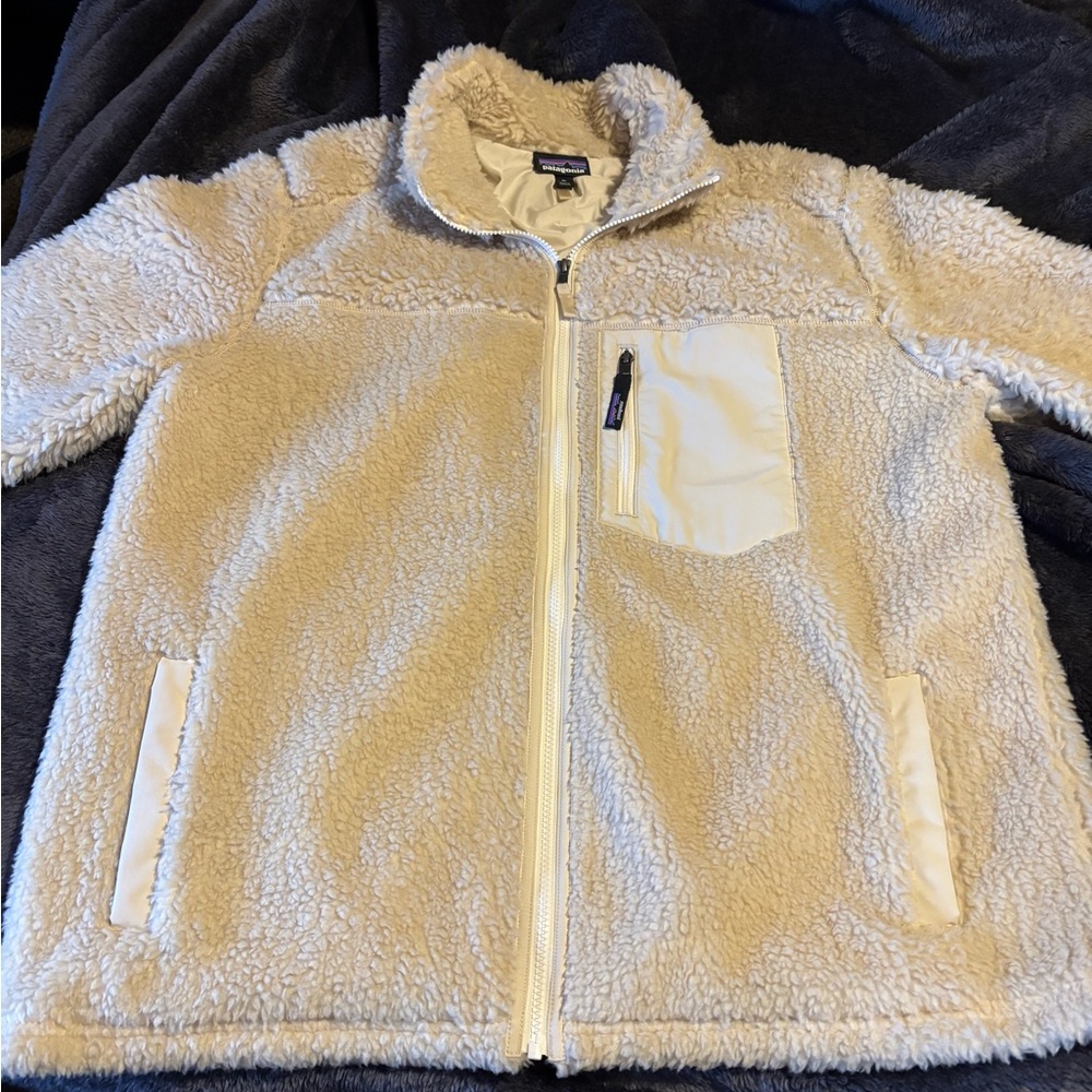 Patagonia Cream Fleece Jacket